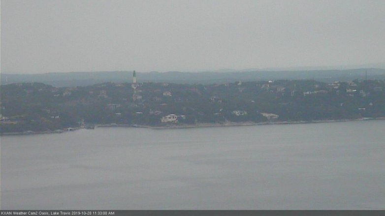 Lake Travis webcam, October 20, 2019 10:35 AM CT