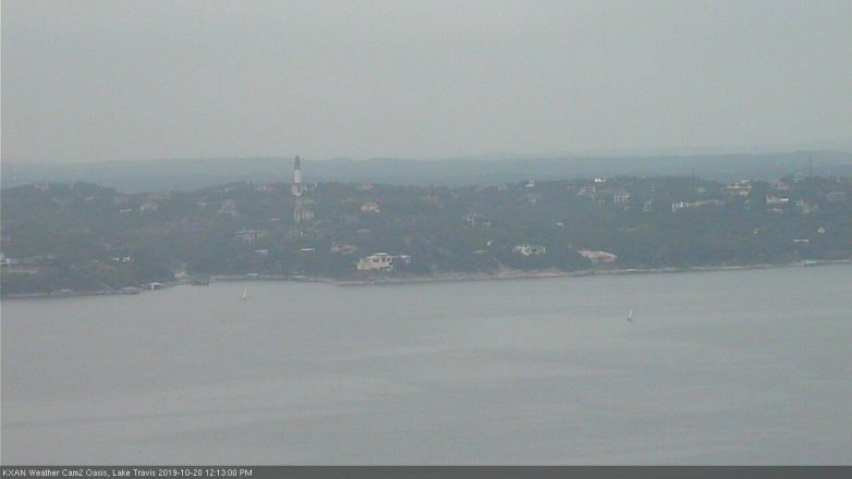 Lake Travis webcam, October 20, 2019 11:15 AM CT