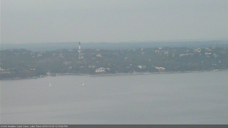 Lake Travis webcam, October 20, 2019 11:20 AM CT