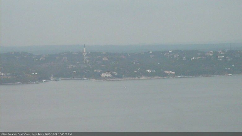 Lake Travis webcam, October 20, 2019 11:45 AM CT