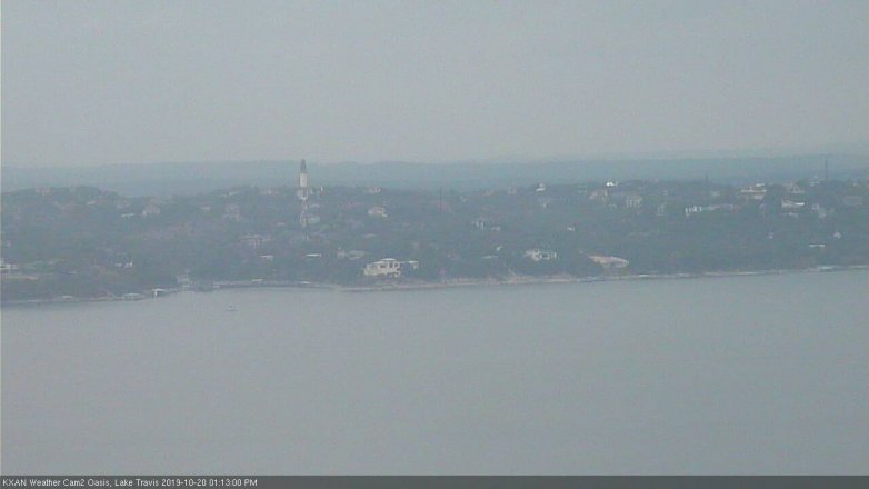 Lake Travis webcam, October 20, 2019 12:15 PM CT