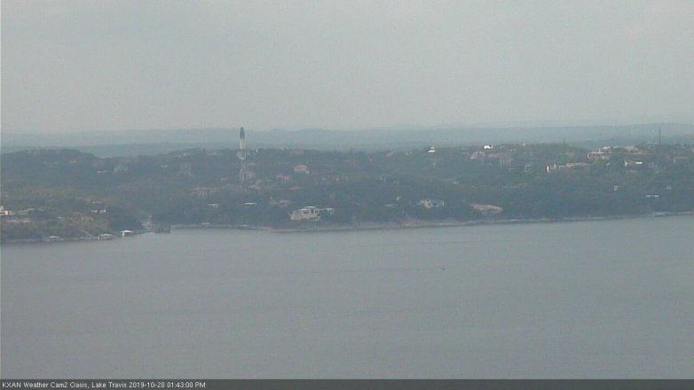 Lake Travis webcam, October 20, 2019 12:45 PM CT