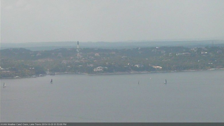 Lake Travis webcam, October 20, 2019 12:55 PM CT