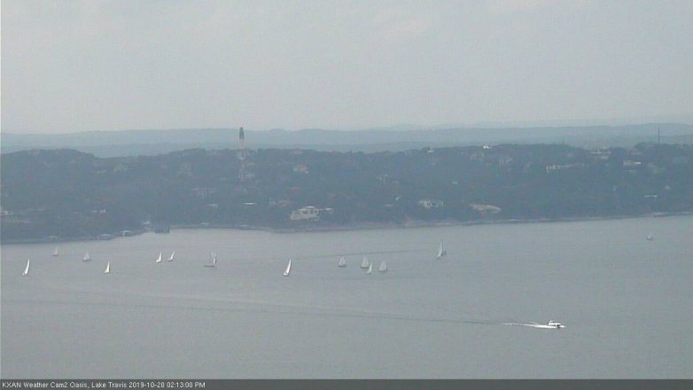 Lake Travis webcam, October 20, 2019 1:15 PM CT