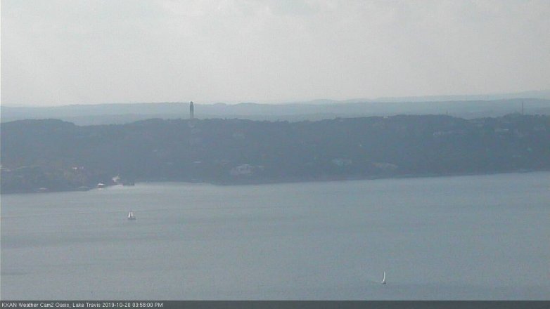 Lake Travis webcam, October 20, 2019 3:00 PM CT