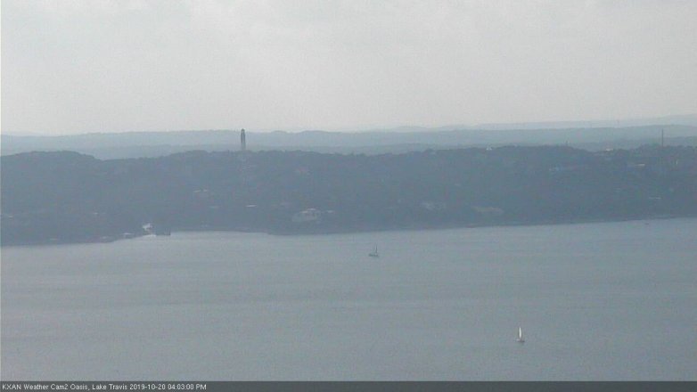 Lake Travis webcam, October 20, 2019 3:05 PM CT