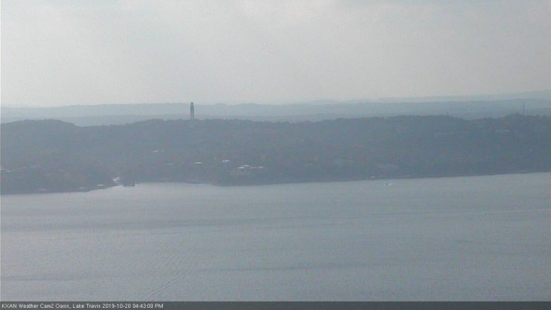 Lake Travis webcam, October 20, 2019 3:45 PM CT