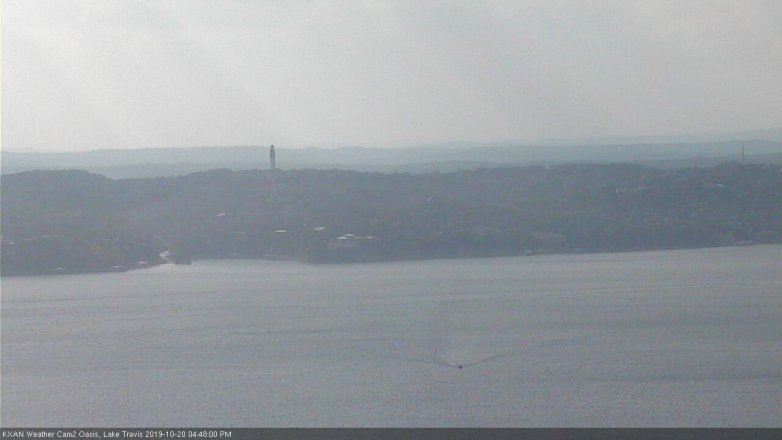 Lake Travis webcam, October 20, 2019 3:50 PM CT
