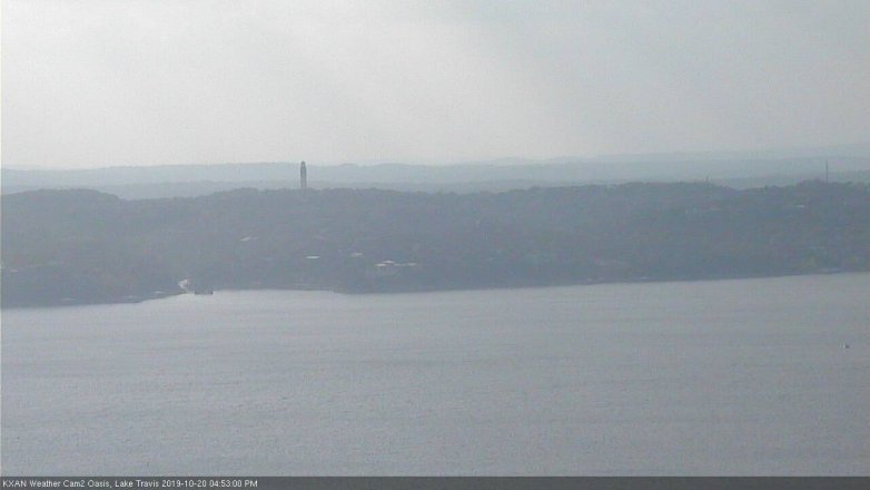 Lake Travis webcam, October 20, 2019 3:55 PM CT