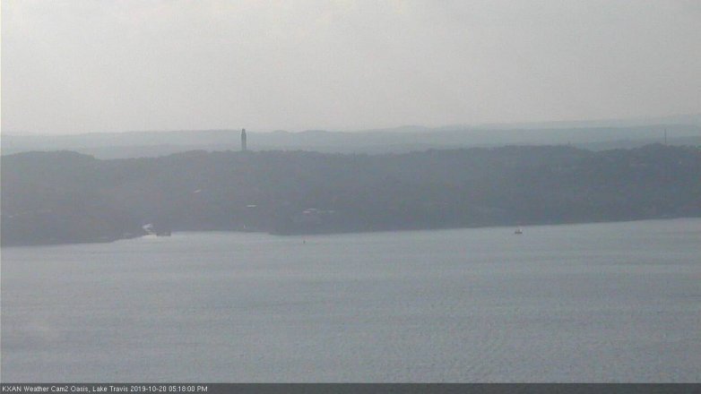 Lake Travis webcam, October 20, 2019 4:20 PM CT