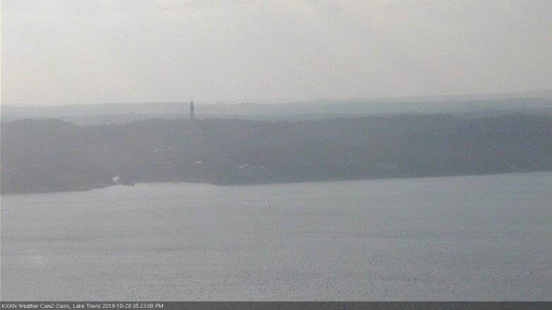 Lake Travis webcam, October 20, 2019 4:25 PM CT