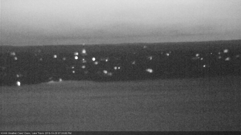 Lake Travis webcam, October 20, 2019 6:35 PM CT