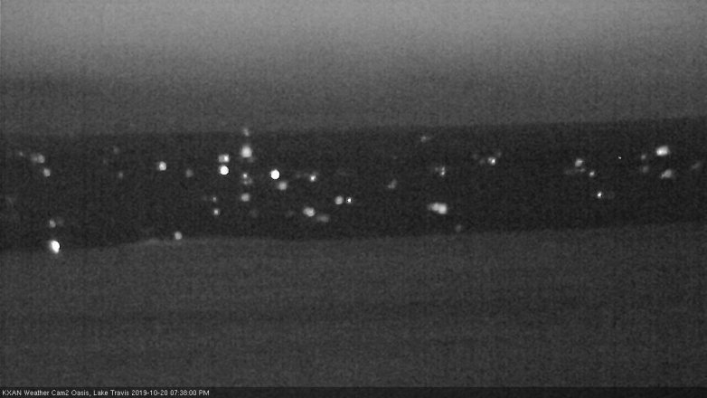 Lake Travis webcam, October 20, 2019 6:40 PM CT