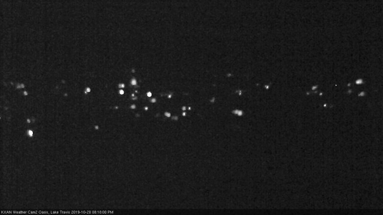 Lake Travis webcam, October 20, 2019 7:20 PM CT