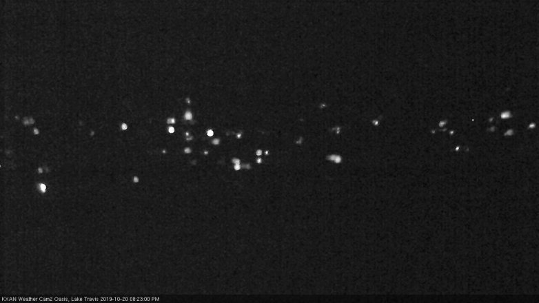 Lake Travis webcam, October 20, 2019 7:25 PM CT