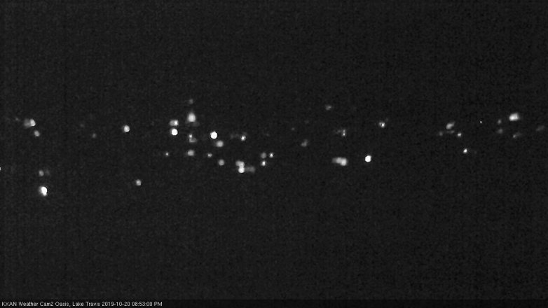 Lake Travis webcam, October 20, 2019 7:55 PM CT