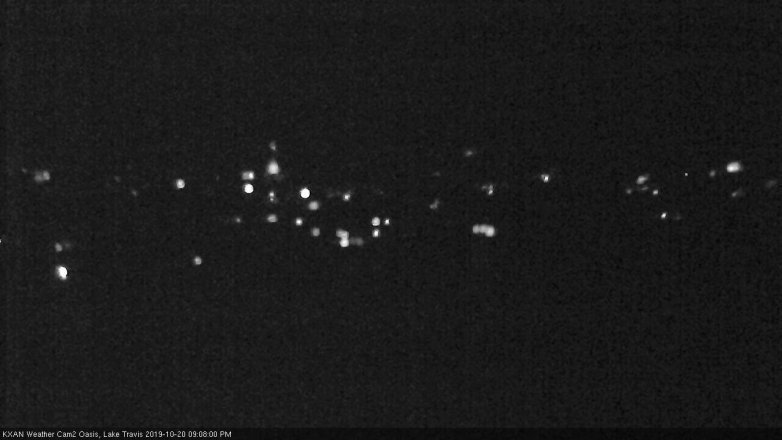 Lake Travis webcam, October 20, 2019 8:10 PM CT