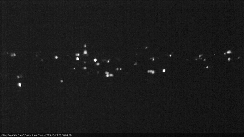 Lake Travis webcam, October 20, 2019 8:35 PM CT