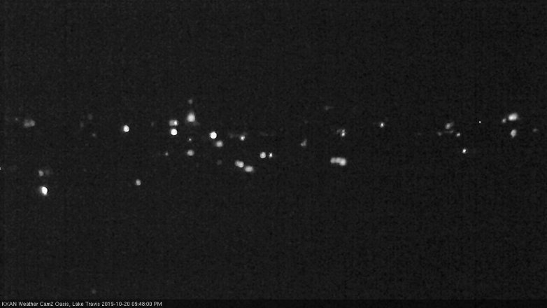 Lake Travis webcam, October 20, 2019 8:50 PM CT
