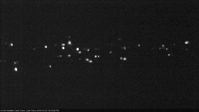 Lake Travis webcam, October 20, 2019 9:25 PM CT