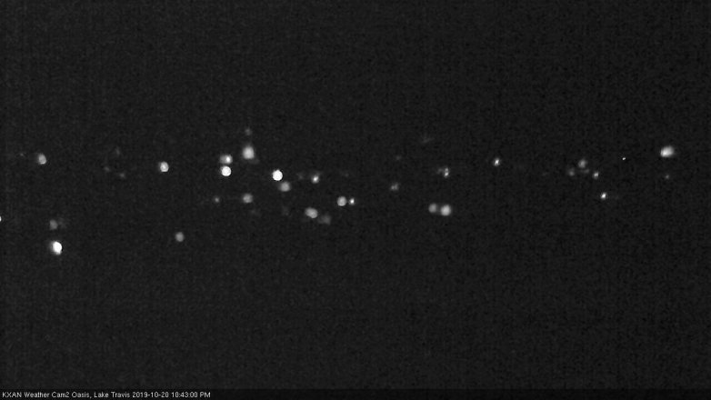 Lake Travis webcam, October 20, 2019 9:45 PM CT