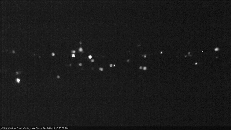 Lake Travis webcam, October 20, 2019 10:00 PM CT