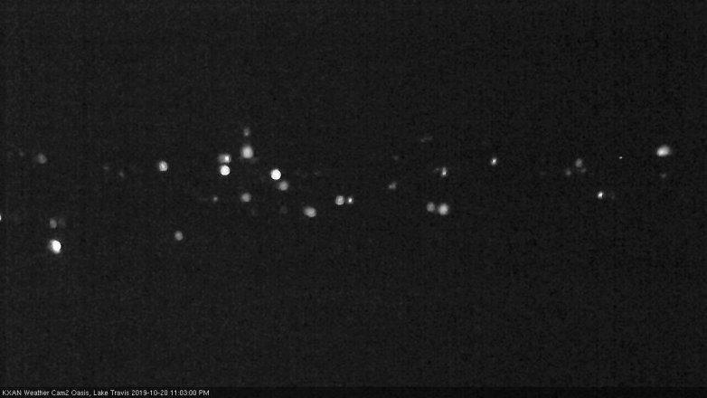 Lake Travis webcam, October 20, 2019 10:05 PM CT