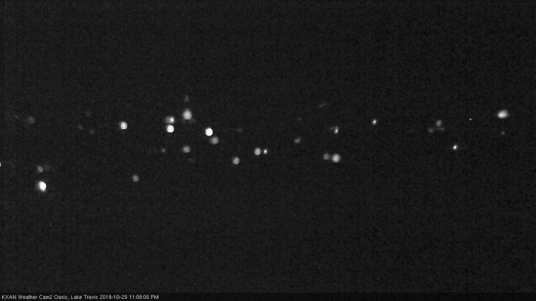 Lake Travis webcam, October 20, 2019 10:10 PM CT