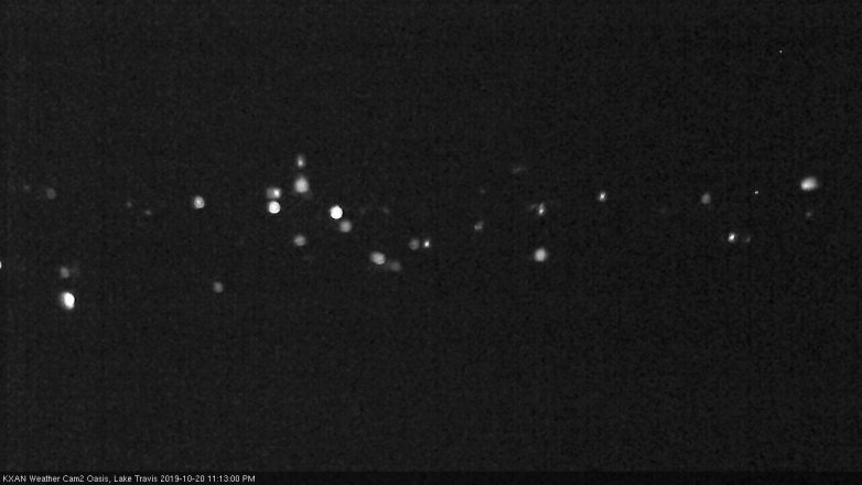 Lake Travis webcam, October 20, 2019 10:15 PM CT