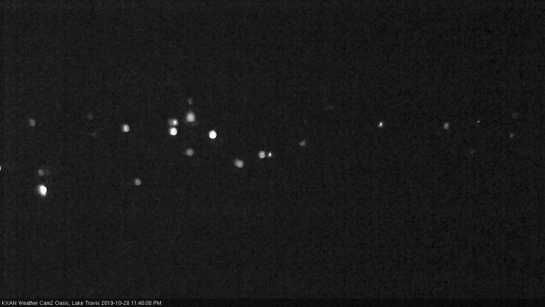 Lake Travis webcam, October 20, 2019 10:50 PM CT