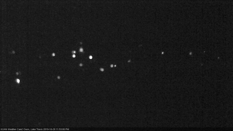 Lake Travis webcam, October 20, 2019 10:55 PM CT