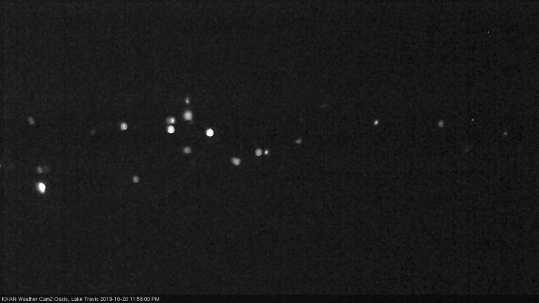 Lake Travis webcam, October 20, 2019 11:00 PM CT