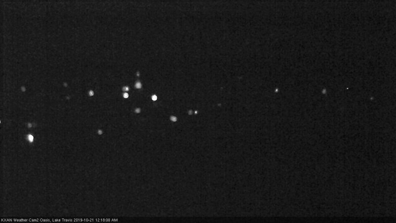 Lake Travis webcam, October 20, 2019 11:20 PM CT