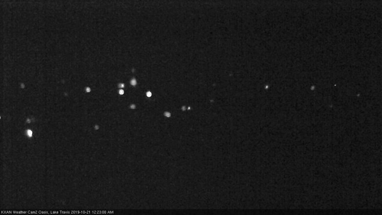 Lake Travis webcam, October 20, 2019 11:25 PM CT