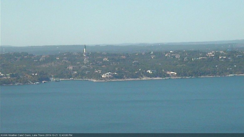 Lake Travis webcam, October 21, 2019 11:45 AM CT
