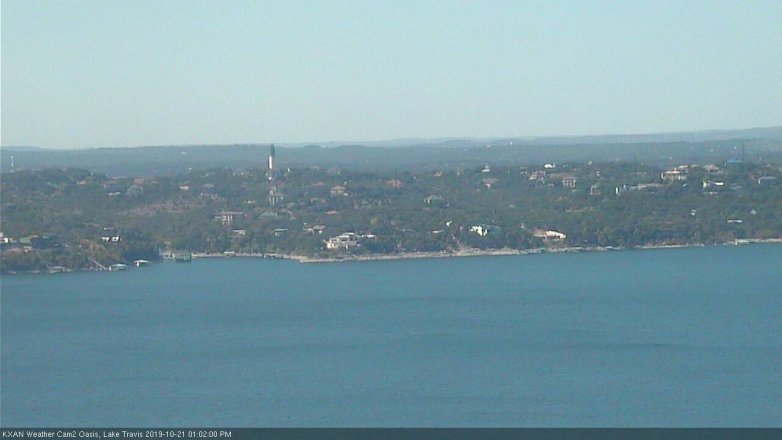 Lake Travis webcam, October 21, 2019 12:05 PM CT