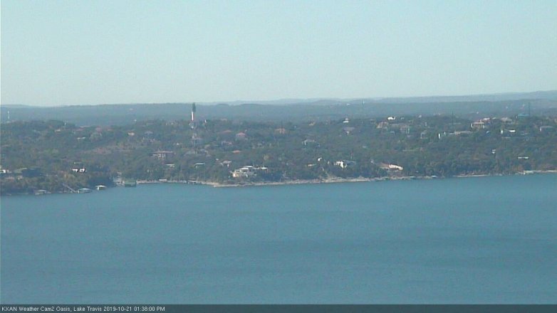 Lake Travis webcam, October 21, 2019 12:40 PM CT