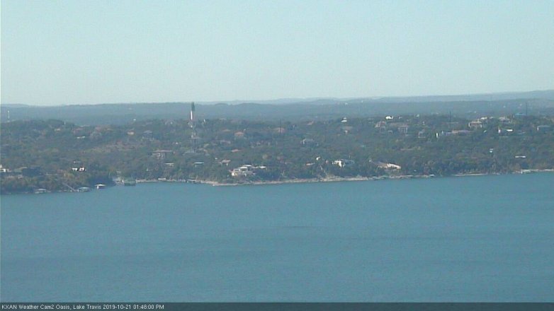 Lake Travis webcam, October 21, 2019 12:50 PM CT