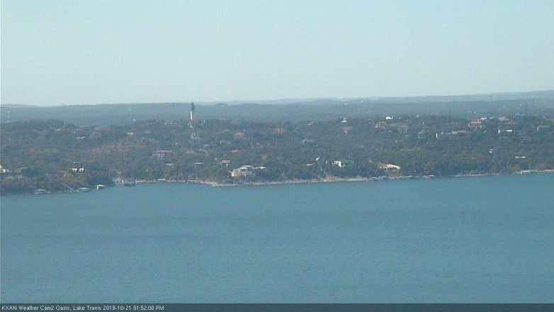 Lake Travis webcam, October 21, 2019 12:55 PM CT