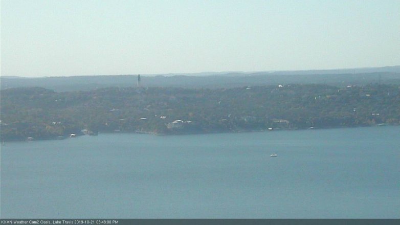 Lake Travis webcam, October 21, 2019 2:50 PM CT