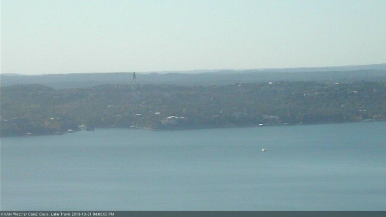 Lake Travis webcam, October 21, 2019 3:05 PM CT