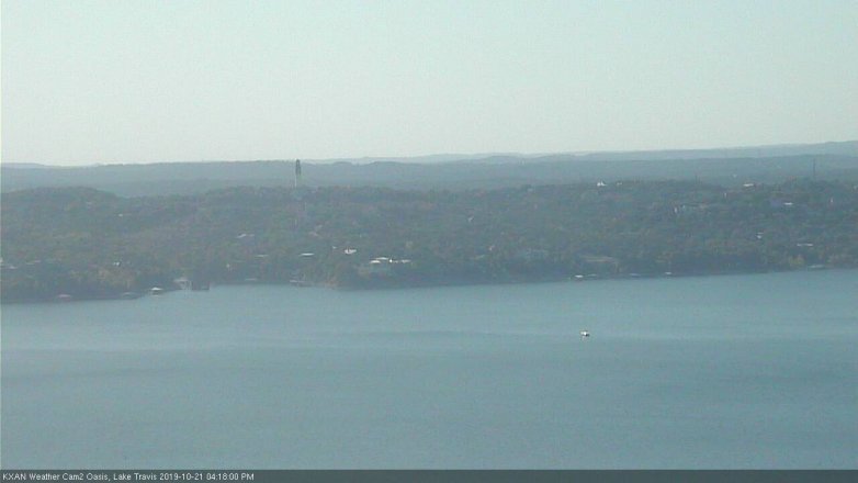 Lake Travis webcam, October 21, 2019 3:20 PM CT