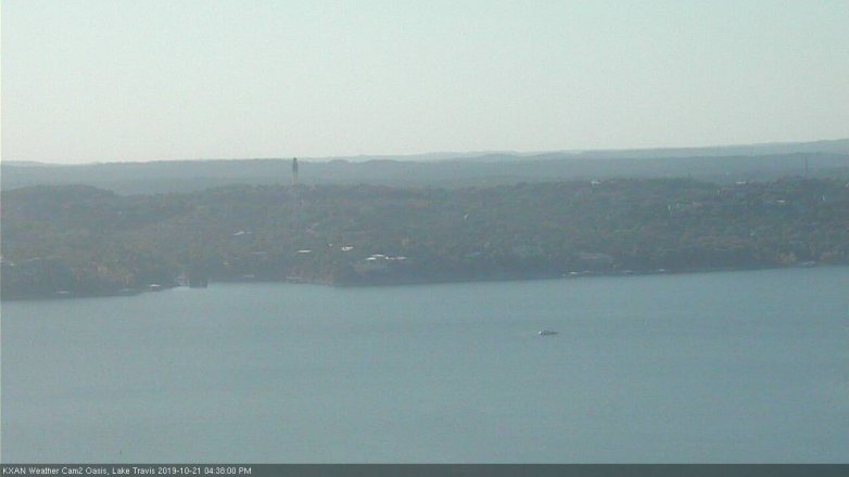 Lake Travis webcam, October 21, 2019 3:40 PM CT
