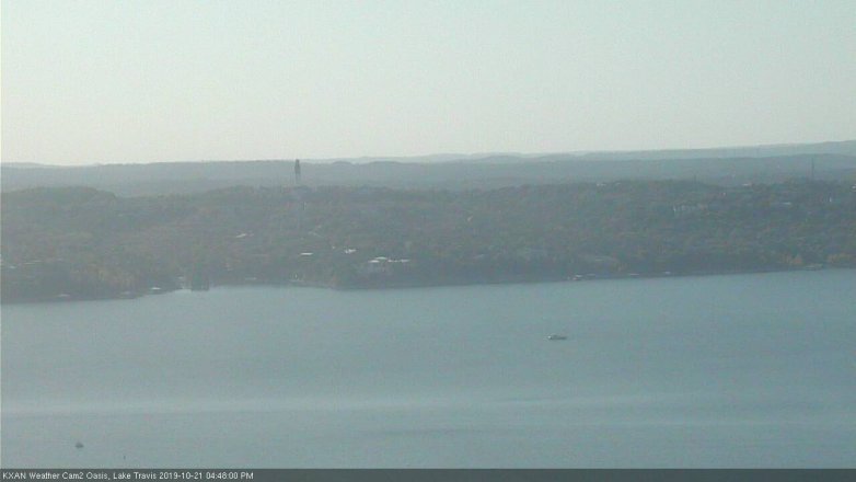 Lake Travis webcam, October 21, 2019 3:50 PM CT