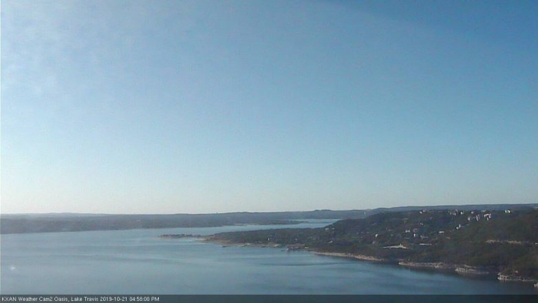 Lake Travis webcam, October 21, 2019 4:00 PM CT