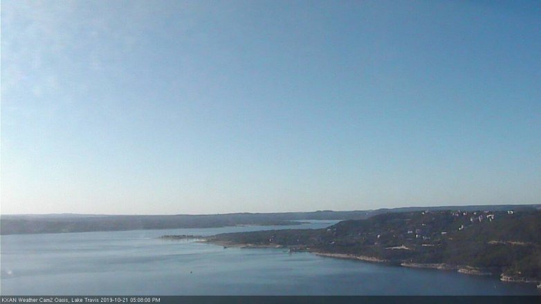 Lake Travis webcam, October 21, 2019 4:10 PM CT