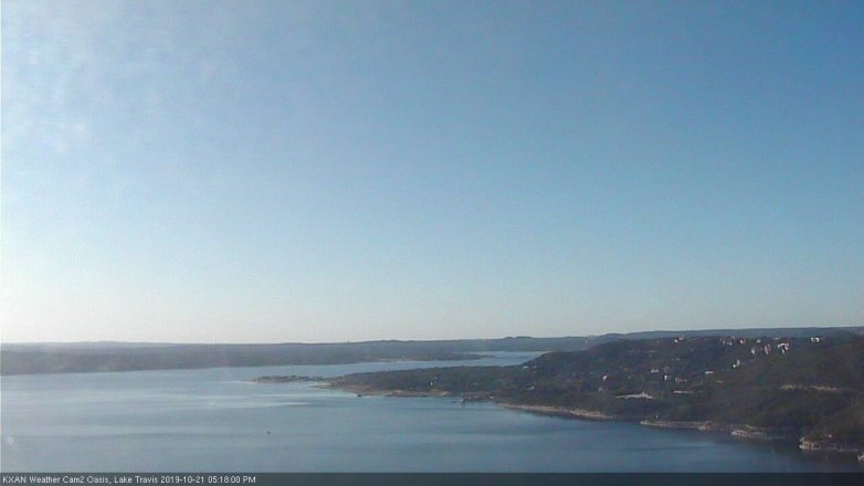 Lake Travis webcam, October 21, 2019 4:20 PM CT