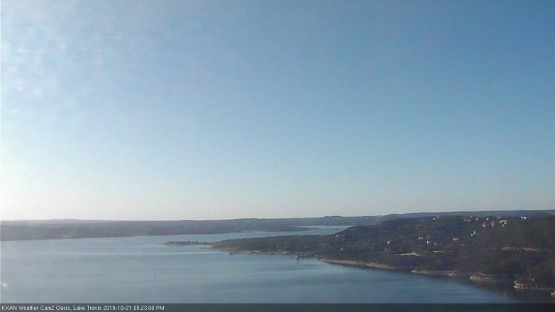 Lake Travis webcam, October 21, 2019 4:25 PM CT