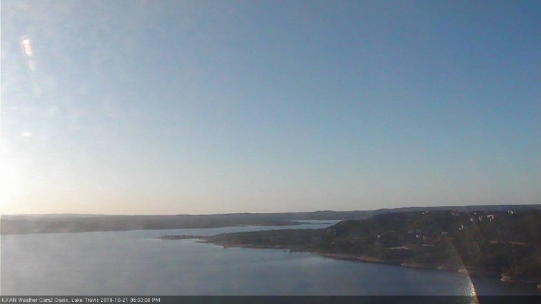 Lake Travis webcam, October 21, 2019 5:05 PM CT