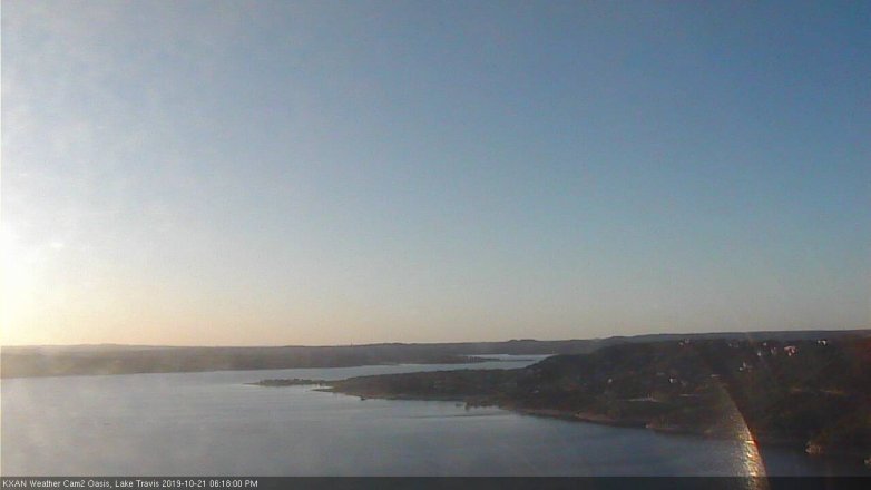 Lake Travis webcam, October 21, 2019 5:20 PM CT
